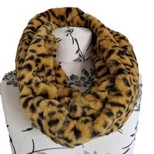 Scaldacollo In Pelliccia Sintetica Caldo Inverno Leopardato