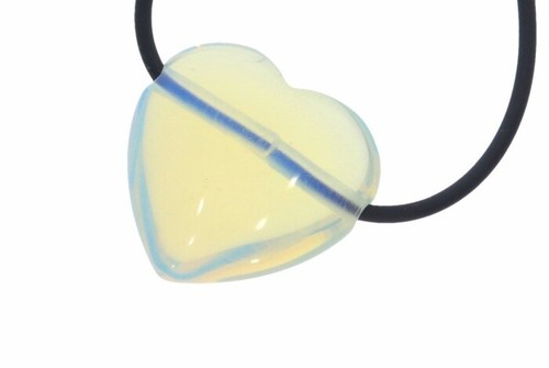 Ciondolo gioiello cuore vetro - ,