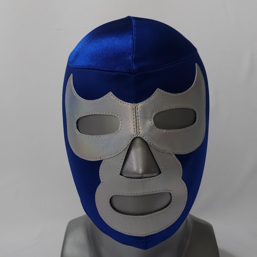 Maschera wrestling blu - maschera, da