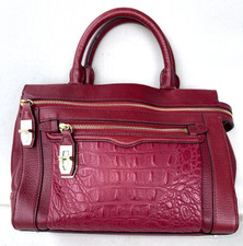 Rebecca Minkoff Regan Red Leather Satchel Shoulder Bag