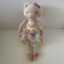 B Toys Softies Rosa CALI CAT Punta a Punta Ballerina Ballerina Peluche Cuore 15"