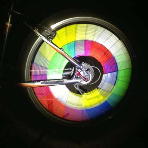 Lotto riflettori luminosi - luminosi, bici
