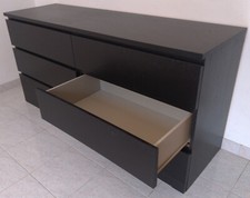 Cassettiera Ikea Malm nera quasi nuova