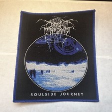 DARKTHRONE, SOULSIDE JOURNEY, BORDO BLU, 4X4 POLLICI, TOPPA TESSUTA