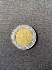 500 lire san marino 1991 RARA