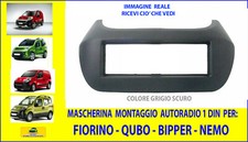 Mascherina per Qubo 1 DIN Autoradio Radio Stereo Adattatore Stereo per auto KIT