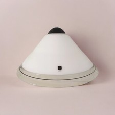 I TRE LAMPADA VETRO DI MURANO 1980 Ø 40cm APPLIQUE LAMPADARIO Memphis Glass Lamp