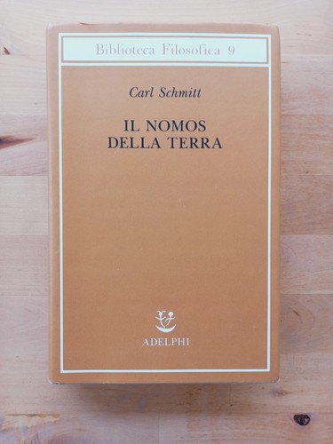 Carlo schmitt nomos - carlo,