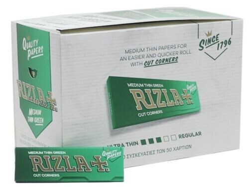 Cartine rizla verdi corte - rizla,