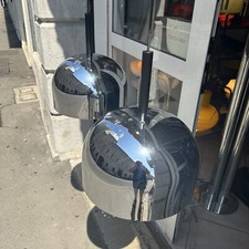 COPPIA LAMPADE SOSPENSIONE 60/70 STILNOVO CASTIGLIONI GAE AULENTI A PAIR LAMPS