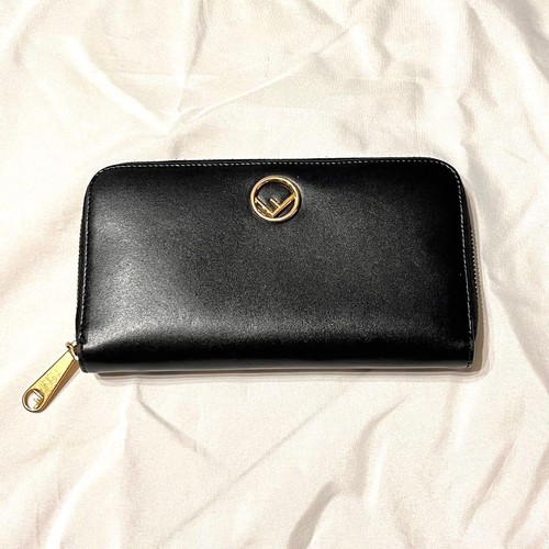 Fendi portafoglio lungo nero - fendi,