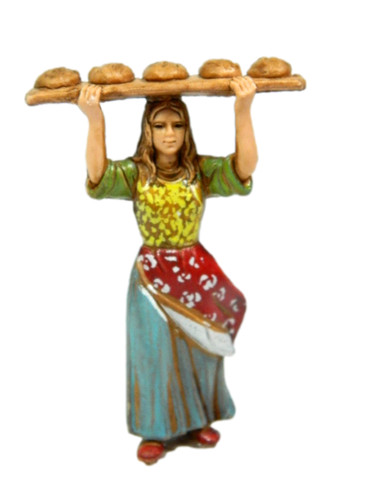 Pastore donna con cesta - pastore,