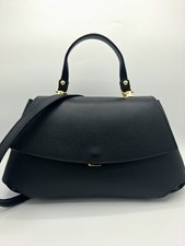 Borsa Donna a Mano In Vera Pelle Con Tracolla Regolabile Made In Italy