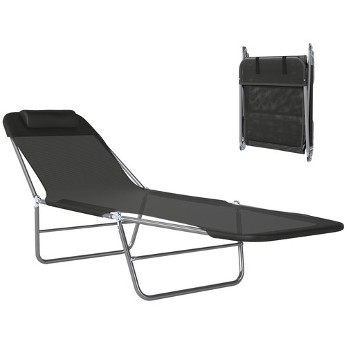 Outsunny lettino prendisole - outsunny,
