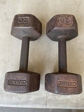 Coppia di manubri vintage