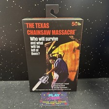 THE TEXAS CHAINSAW MASSACRE LEATHERFACE NECA ACTION FIGURE NUOVA 50TH ANNIVERS.