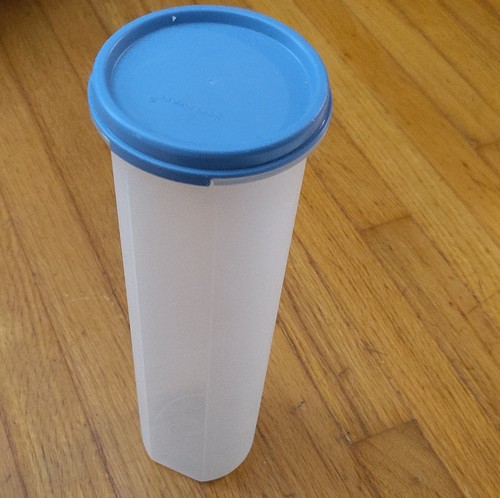 Tupperware cylinder plastic - tupperware,