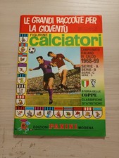 Album Figurine Calciatori PANINI 1968-69 VUOTO +Scheda Ottimo/Edicola originale