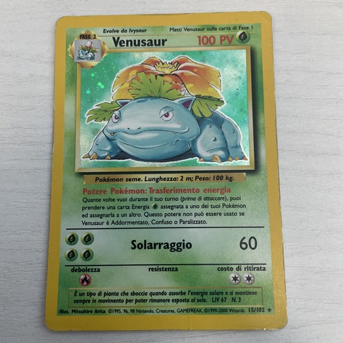 Pokemon venusaur 102 set - venusaur,