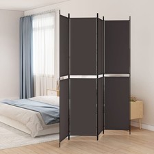 Divisorio a 4 Pannelli Marrone