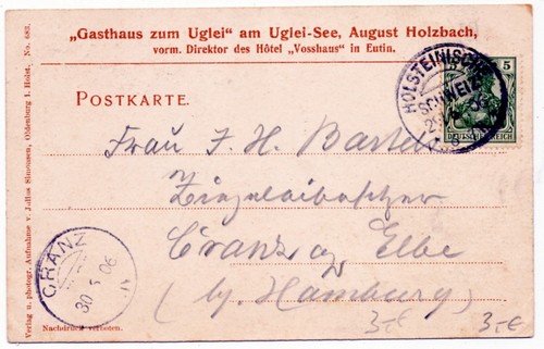 Impero tedesco 1906 cartolina