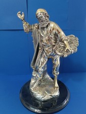 ANDROS PREZIOSI - Pescatore, Statua in Resina E Argento AG800