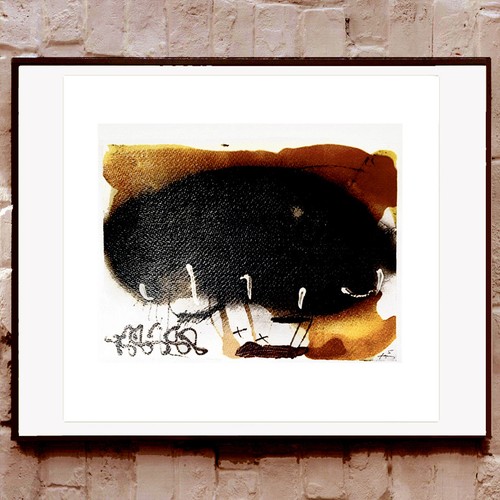 Litografía antonio tapies - ", tapies"