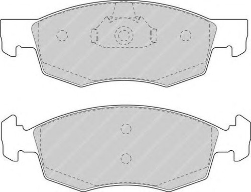 Kit pastiglie freni anteriori - freni,