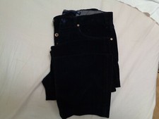 PANTALONE VELLUTO BLU INCOTEX TG.44/CORDUROY BLUE INCOTEX PANTS SIZE 44(28)