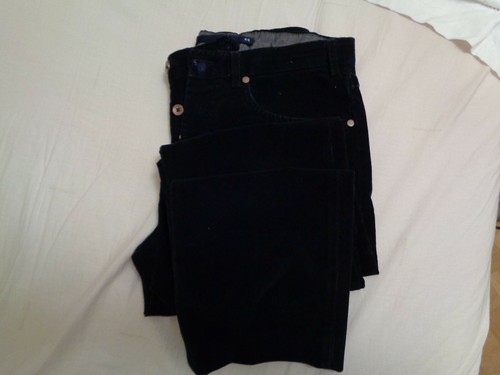 Pantalone velluto blu - pantalone,