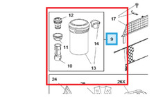 KIT POSACENERE COMPLETO DI