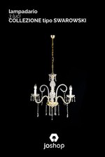 lampadari  cristallo 3 luci