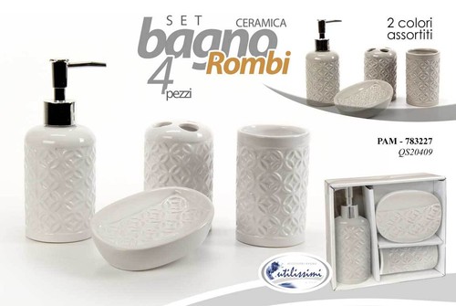 Set accessori bagno - set,