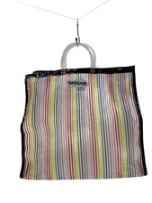 Borsa tote TENBOX righe multicolore