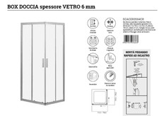 box doccia 80x80 angolare