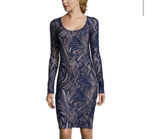 Bcbgmaxazria mini abito blu - bcbgmaxazria,