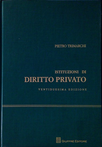 Istituzioni diritto privato - istituzioni,