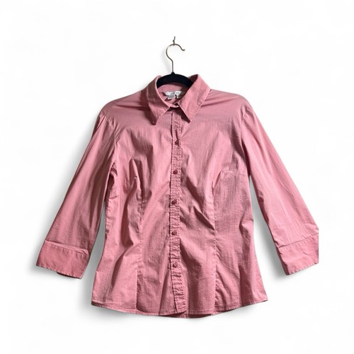 Zara women pink button down - zara,