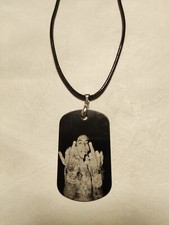 Collana Medaglietta Ciondolo Cantante Sfera E basta Necklace Rap