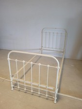 Antico letto singolo ferro - letto,