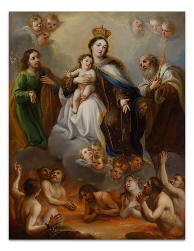 Vergine del carmen 1720 - carmen, –