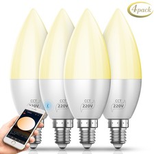 4x lampadina candela LED