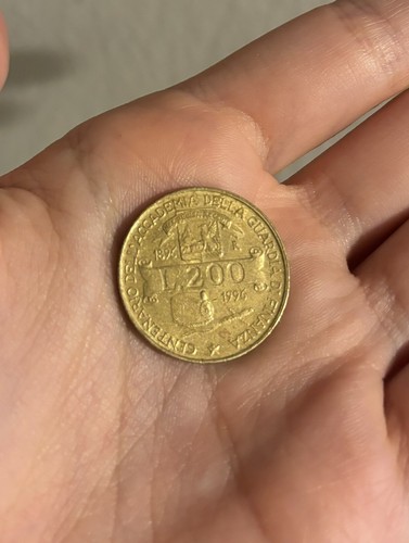 Moneta 200 lire centenario - lire,