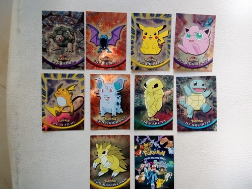 Lotto carte pokemon topps - carte, in
