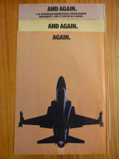 1/1984 PUB 3 PAGES NORTHROP F-20 TIGERSHARK USAF TACTICAL FIGHTER ORIGINAL AD