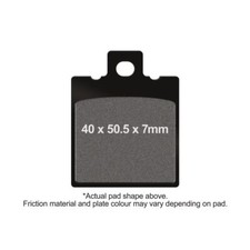 EBC Pastiglie Freno Moto DMX Anteriore Sinistra Benelli 125 2CSE 2T 1976