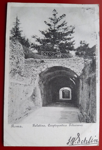 Vintage postcard - b&w,