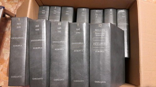 Enciclopedia europea garzanti - enciclopedia,
