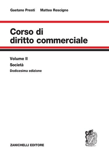 Corso diritto commerciale - corso, di