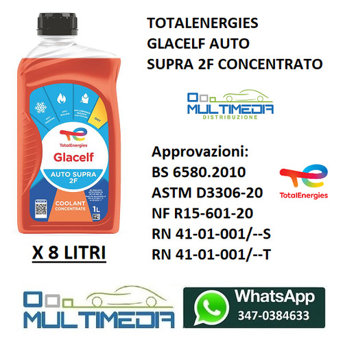 Litri antigelo rosso - 8,